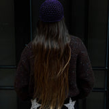 Metallic Crochet Hat