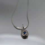 Collar Colgante Pequeño Royal Blue