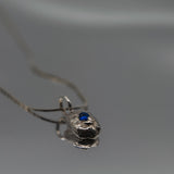 Collar Colgante Pequeño Royal Blue