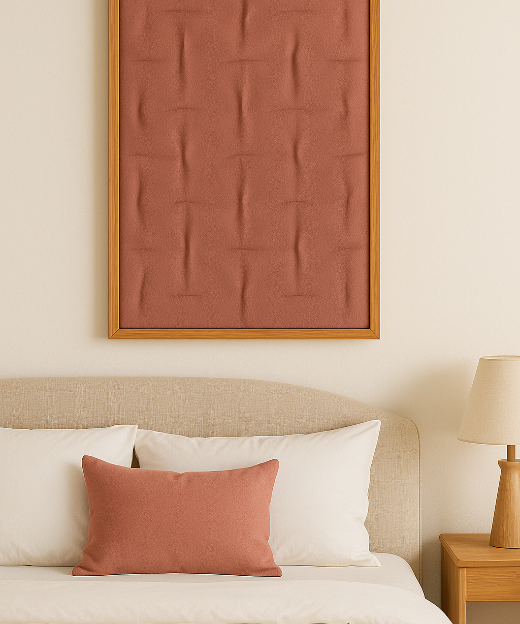 Cuadro decorativo Nido Smokey Blush ideal para espacios íntimos y serenos