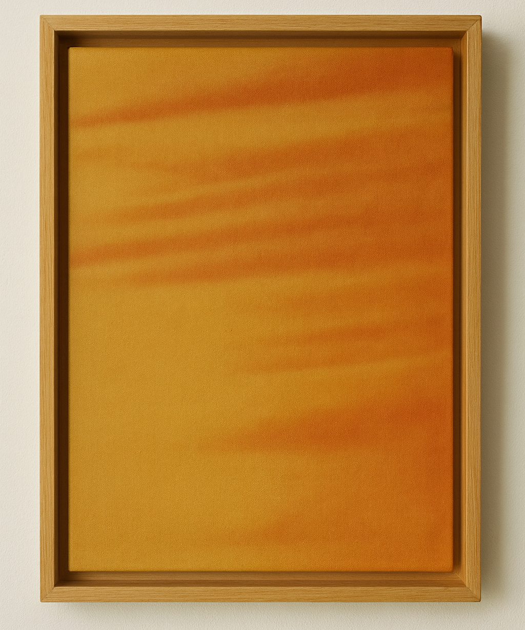 Cuadro artesanal Somnia Flame de MORISQUETA en lana pintada a mano con estética onírica